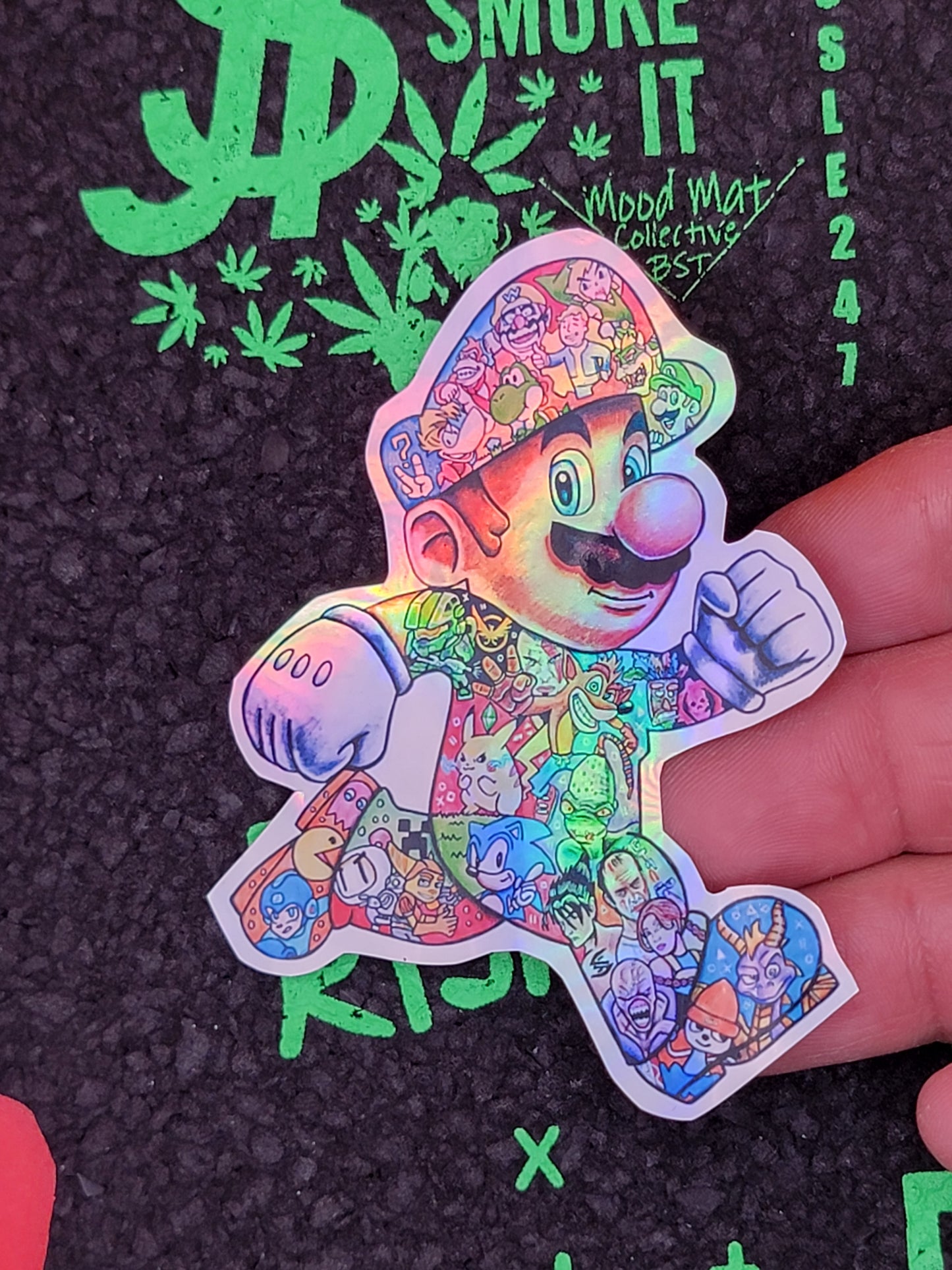 Super Mario Moodmat by Little Sam (Forever Rising) x Hippie Hussle