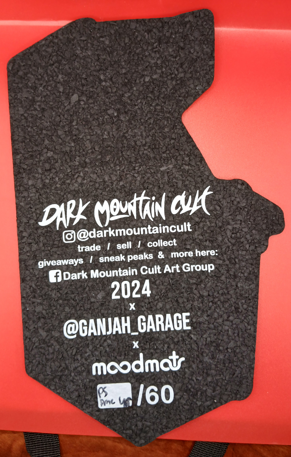 Ganjaga (Galaga) Moodmat by Dark Mountain Cult Moodmats, Darkmountaincult x Ganja_Garage