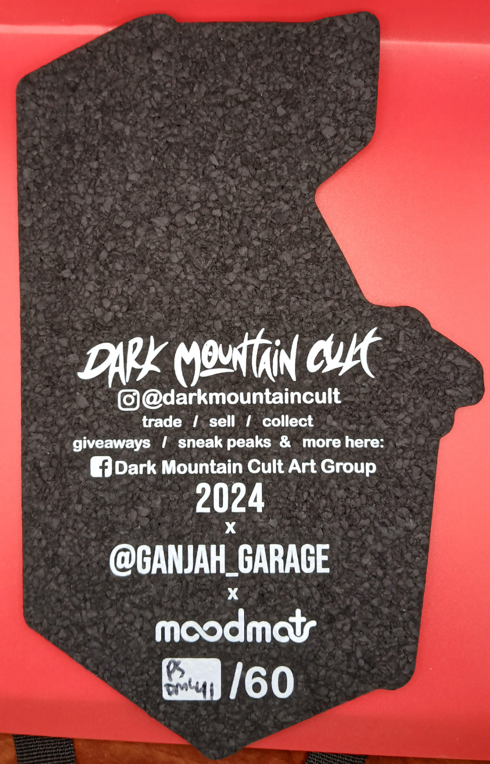 Ganjaga (Galaga) Moodmat by Dark Mountain Cult Moodmats, Darkmountaincult x Ganja_Garage