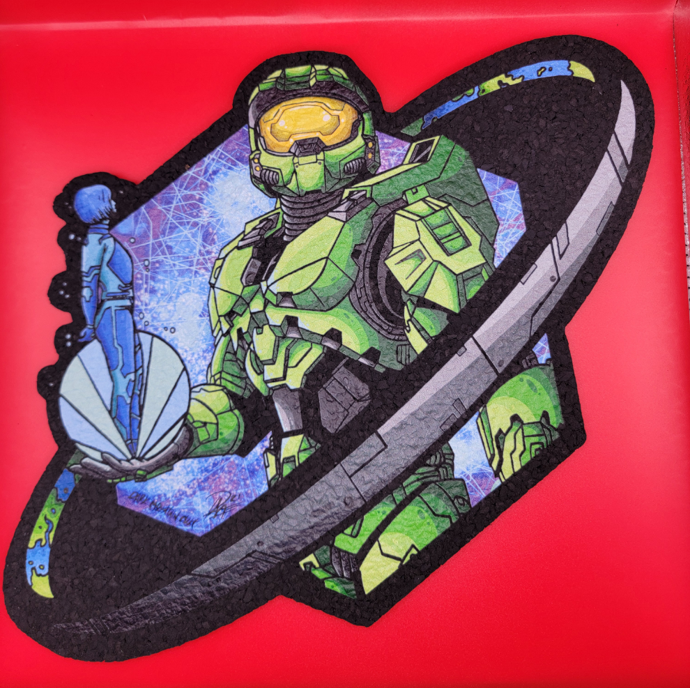 Master Chief Halo Moodmat by Dark Mountain Cult Moodmats, Xbox