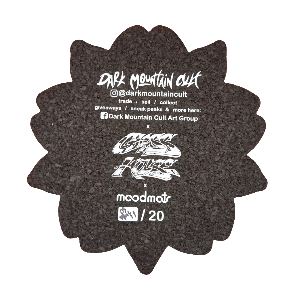 Flower Moodmat (Blue) by Dark Mountain Cult x Glass House Moodmats