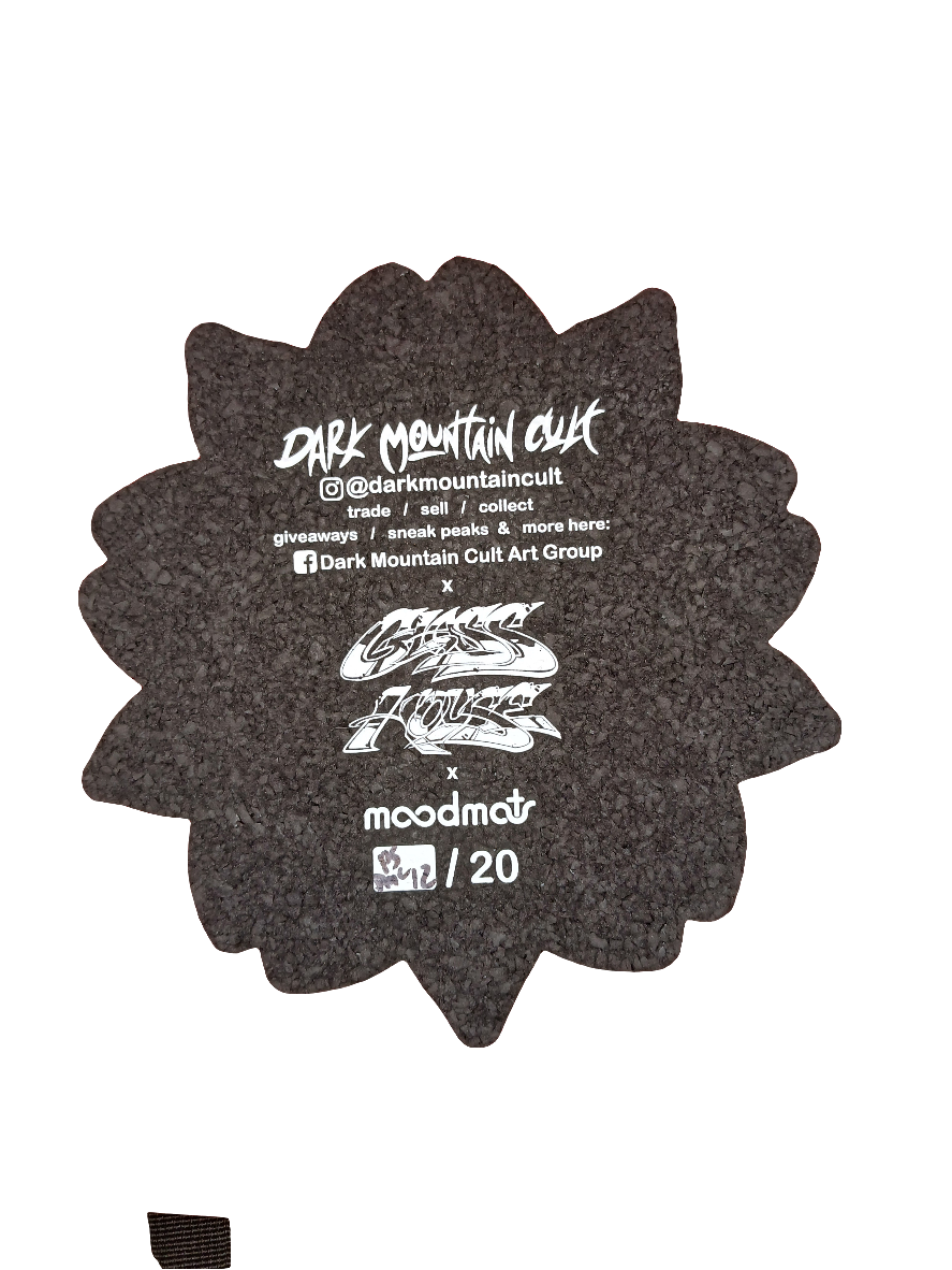 Flower Moodmat (Yellow) by Dark Mountain Cult x Glass House Moodmats