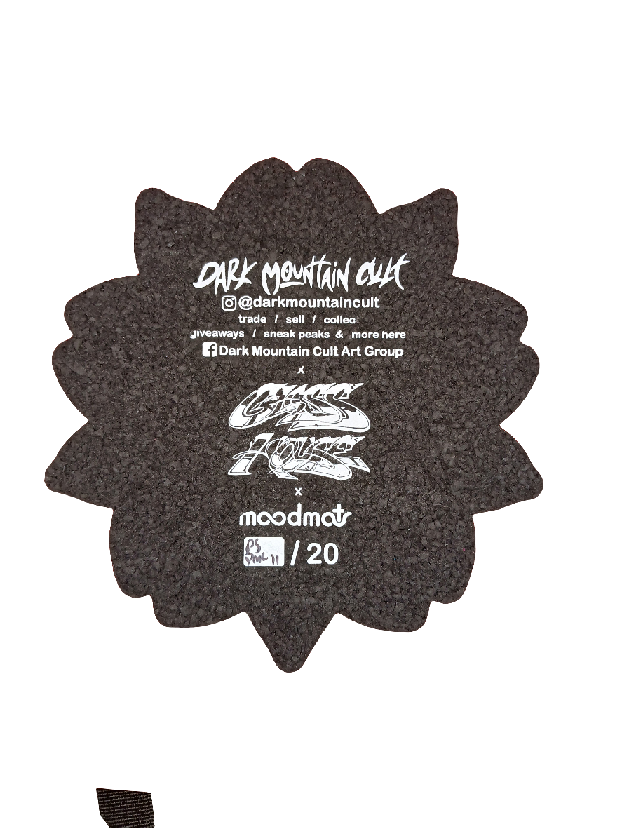 Flower Moodmat (Orange) by Dark Mountain Cult x Glass House Moodmats