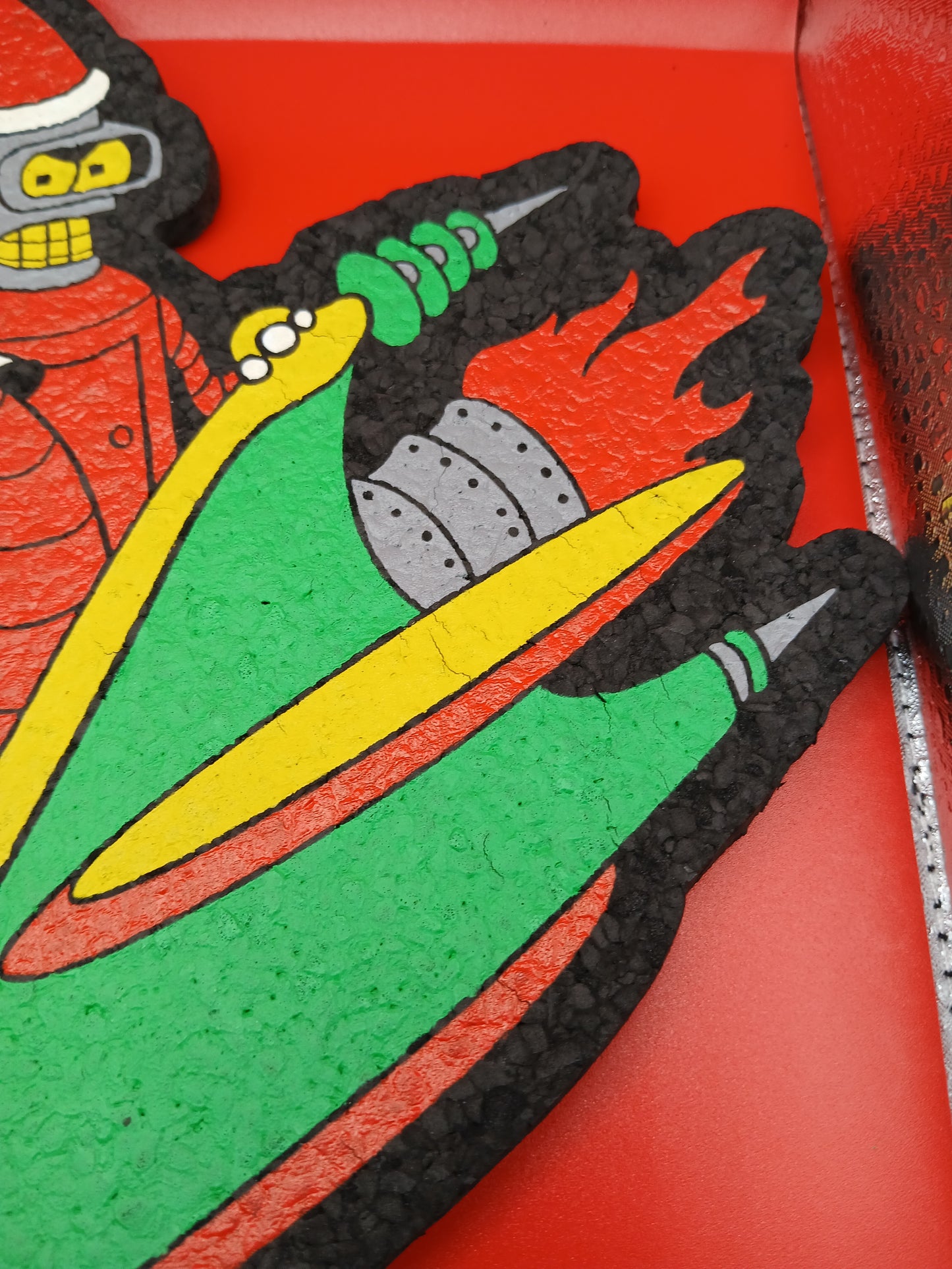 Bender Christmas Green Sled Moodmat by Dark Mountain Cult x Hippie Hussle, Moodmats