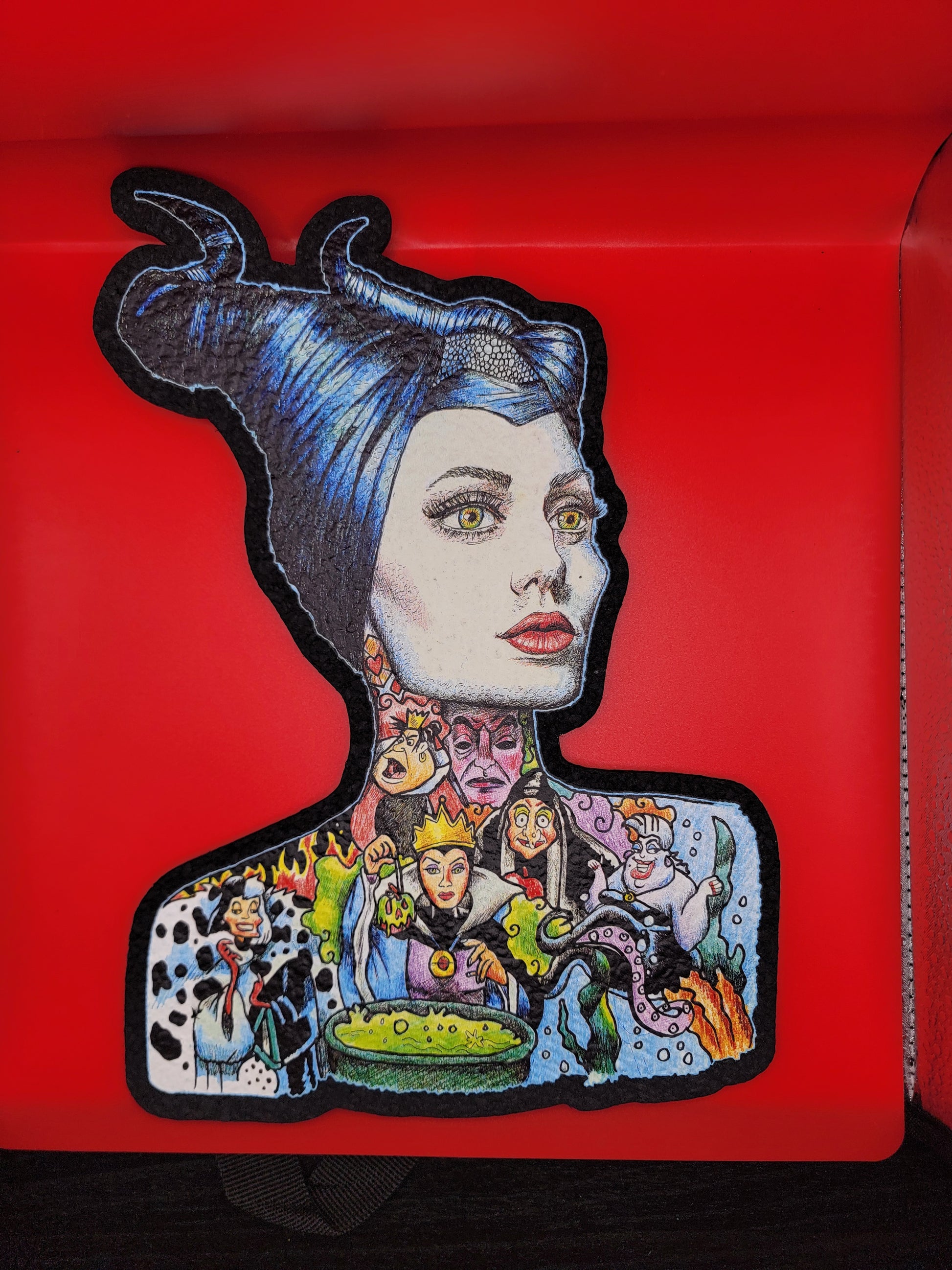 Maleficent Moodmat by Little Sam (Forever Rising) x Hippie Hussle Moodmats. Angelina Jolie, Disney

#5 of 100.

#40 of 100.